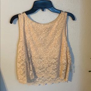beige tank top. Never worn!